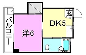 メゾンＡＤ2 302 号室 ｜ 愛媛県松山市高砂町1丁目（賃貸マンション1DK・2階・21.50㎡） その2