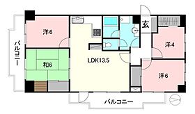 ライオンズマンション三番町 801 号室 ｜ 愛媛県松山市三番町1丁目（賃貸マンション4LDK・8階・83.30㎡） その2