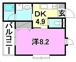 ラフィネ道後樋又 401 号室 ｜ 愛媛県松山市道後樋又（賃貸マンション1DK・4階・27.36㎡） その2