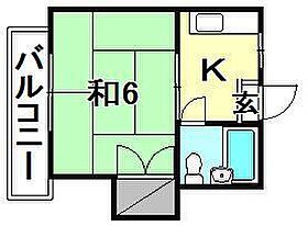 コーポさつき 102 号室 ｜ 愛媛県松山市枝松3丁目（賃貸アパート1K・1階・19.44㎡） その1