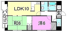 ロイヤルアネックス喜与町 701 号室 ｜ 愛媛県松山市喜与町1丁目（賃貸マンション2LDK・7階・55.12㎡） その2