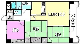 ノーブル道後 303 号室 ｜ 愛媛県松山市上市2丁目（賃貸マンション3LDK・3階・69.33㎡） その2