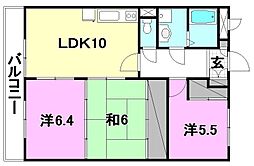 間取図画像 3LDK