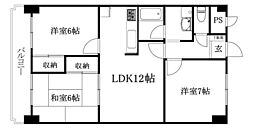 間取図画像 3LDK