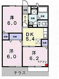 間取図画像 3DK