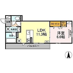 間取図画像 1LDK
