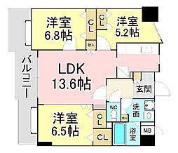 間取図画像 3LDK