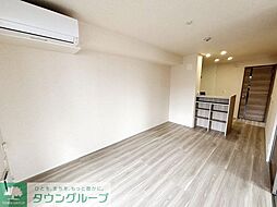 東急田園都市線 あざみ野駅 徒歩15分の賃貸アパート 1階2LDKのリビング/ダイニング