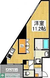 Ｊｏｙ　ｏｆ　Ｌｉｆｅ鶴川 7階ワンルームの間取り