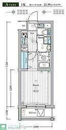 ＭＡＸＩＶ百合ヶ丘ＴＲＥ 1階1Kの間取り