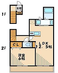 間取図画像 1LDK