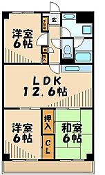 あざみ野コートヒルズ 3LDKの間取図画像
