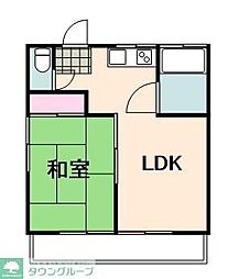 ハイツ松島 1LDKの間取図画像