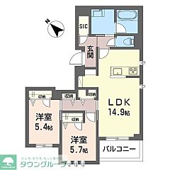 物件の間取り