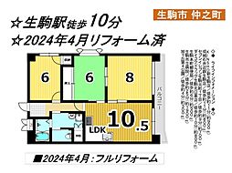 生駒駅 1,280万円