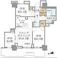 ブリリアタワー聖蹟桜ヶ丘ブルーミングレジデンス26階24.5万円