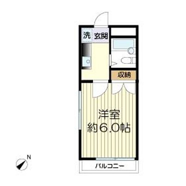 ホワイトハウスV 112｜神奈川県川崎市多摩区西生田5丁目(賃貸アパート1K・1階・17.22㎡)の写真 その2