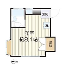 グリーンヒル栗谷 B ｜ 神奈川県川崎市多摩区栗谷３丁目（賃貸アパート1R・1階・16.80㎡） その2