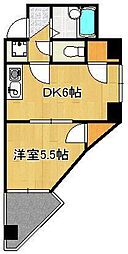 グランドール富士見 1DKの間取図画像