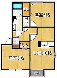ディーフレア徳吉A棟 2階