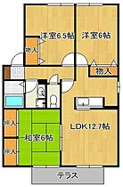 ファミーユ石田II　Ｂ棟  ｜ 福岡県北九州市小倉南区上石田2丁目（賃貸アパート3LDK・1階・68.70㎡） その2