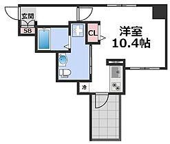 ヴィラタワー谷町  ｜ 大阪府大阪市中央区徳井町2丁目1-7（賃貸マンション1R・12階・26.89㎡） その2