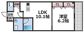 大阪府大阪市西成区梅南3丁目（賃貸マンション1LDK・3階・40.87㎡） その2