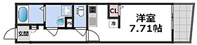 グランパシフィック玉出  ｜ 大阪府大阪市西成区玉出中1丁目（賃貸マンション1R・4階・21.19㎡） その2