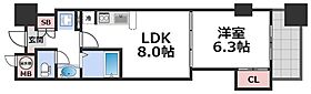 CITY SPIRE上町台  ｜ 大阪府大阪市天王寺区上本町9丁目3-4（賃貸マンション1LDK・2階・34.81㎡） その2