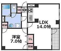 ブランドール・M  ｜ 大阪府大阪市浪速区塩草3丁目（賃貸マンション1LDK・7階・55.46㎡） その2