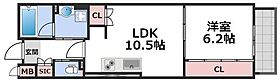 ARTFORM天満橋  ｜ 大阪府大阪市中央区内平野町2丁目3-8（賃貸マンション1LDK・13階・42.02㎡） その2