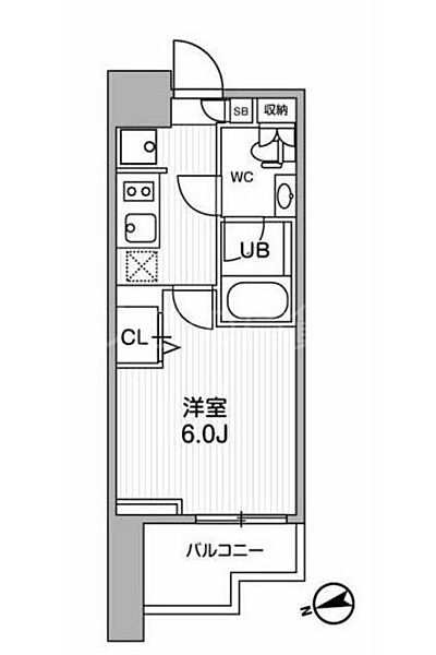 ALTERNA南大井 ｜東京都品川区南大井3丁目(賃貸マンション1K・12階・21.70㎡)の写真 その2