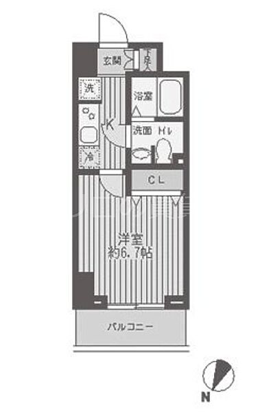 レジディア蒲田 309｜東京都大田区蒲田5丁目(賃貸マンション1K・3階・22.39㎡)の写真 その2