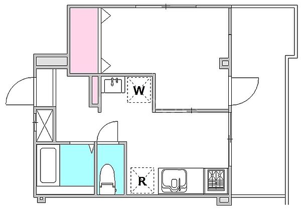 コーラルリーフ ｜東京都大田区蒲田1丁目(賃貸マンション1DK・2階・24.00㎡)の写真 その2