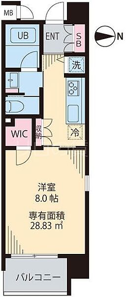 ビイルーム武蔵小杉 901｜神奈川県川崎市中原区新丸子町(賃貸マンション1K・9階・28.83㎡)の写真 その2