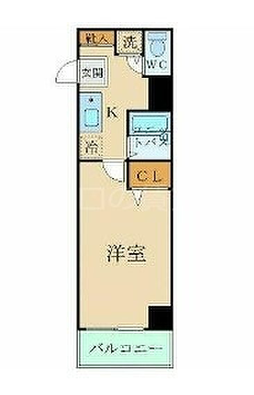 プレール三田 ｜東京都港区三田5丁目(賃貸マンション1K・5階・24.03㎡)の写真 その2