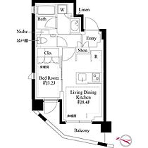 343レジデンス品川（オープンレジデンシア）  ｜ 東京都品川区上大崎3丁目14-42（賃貸マンション1LDK・2階・31.68㎡） その2