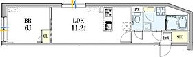 プラティーク品川中延  ｜ 東京都品川区西中延2丁目（賃貸マンション1LDK・4階・42.09㎡） その2