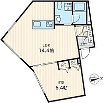 Ｆｕｌｌｅａ若林  ｜ 東京都世田谷区若林3丁目31-3（賃貸マンション1LDK・3階・43.51㎡） その2