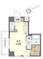 シュブラン大井町  ｜ 東京都品川区大井3丁目（賃貸マンション1R・8階・25.82㎡） その2