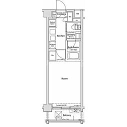 FORTIS大森 1階1Kの間取り