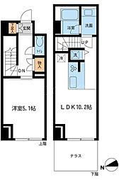 レジデンス雪が谷大塚 1LDKの間取図画像