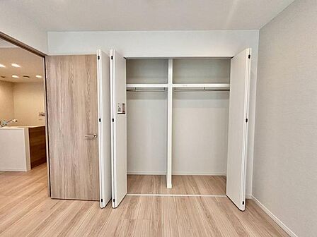各部屋に収納が充実しており、整理整頓がしやすい設計です。