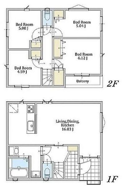 間取りを拡大表示