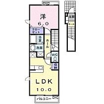 佐賀県唐津市菜畑（賃貸アパート1LDK・2階・42.37㎡） その2