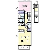 カーサ　ミロワール  ｜ 佐賀県唐津市鏡（賃貸アパート1LDK・2階・42.37㎡） その2