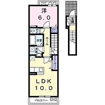 佐賀県唐津市和多田本村（賃貸アパート1LDK・2階・43.91㎡） その2