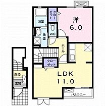 佐賀県唐津市和多田西山（賃貸アパート1LDK・2階・45.47㎡） その2