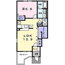 佐賀県唐津市原（賃貸アパート1LDK・1階・49.49㎡） その2