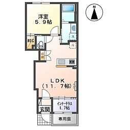 間取図画像 1LDK